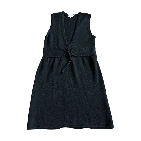 Lutz & Patmos Cashmere Wool Sleeveless Mini Dress V-Neck Size Medium Women's - Picture 1 of 10